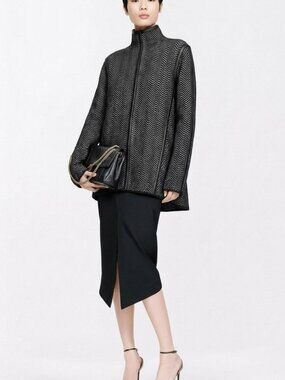 Tom Ford Women's 75% Cashmere Sweater with Leather Trim Size XS (or S)